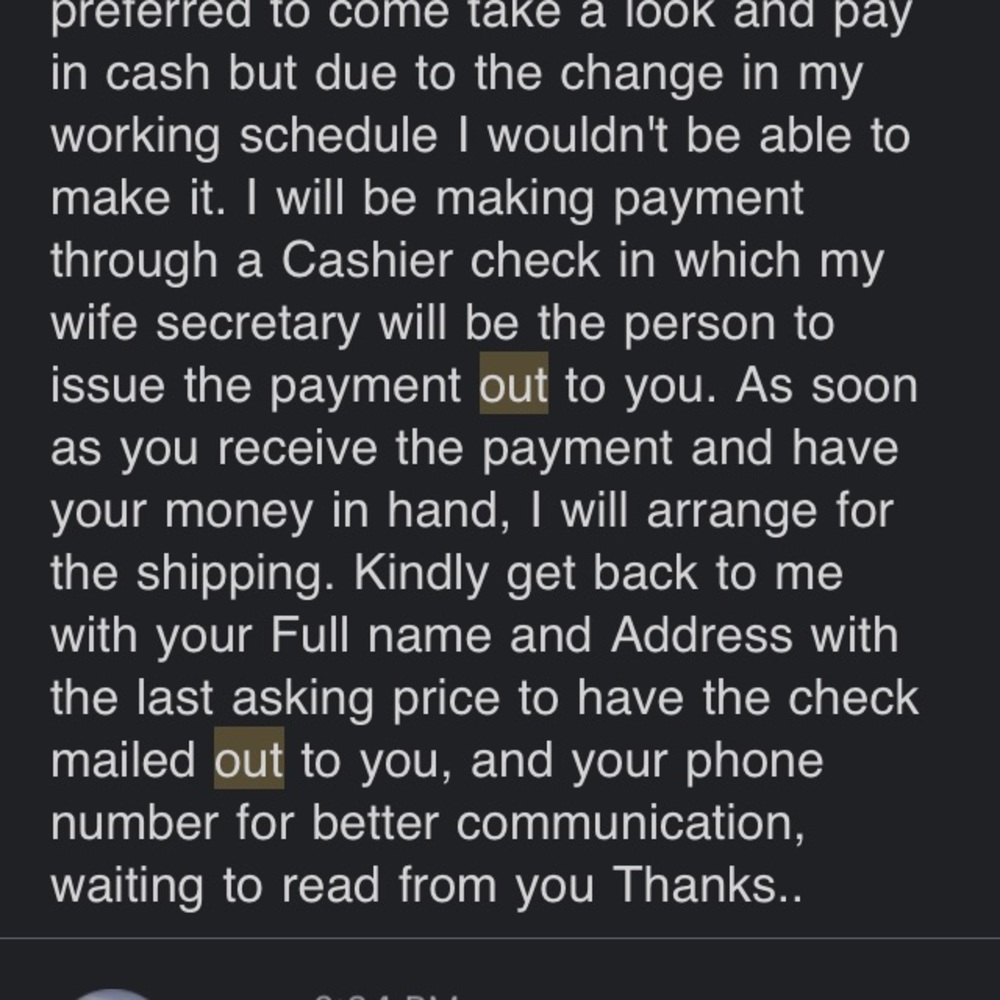 Scam?! - Picture 2 of 2